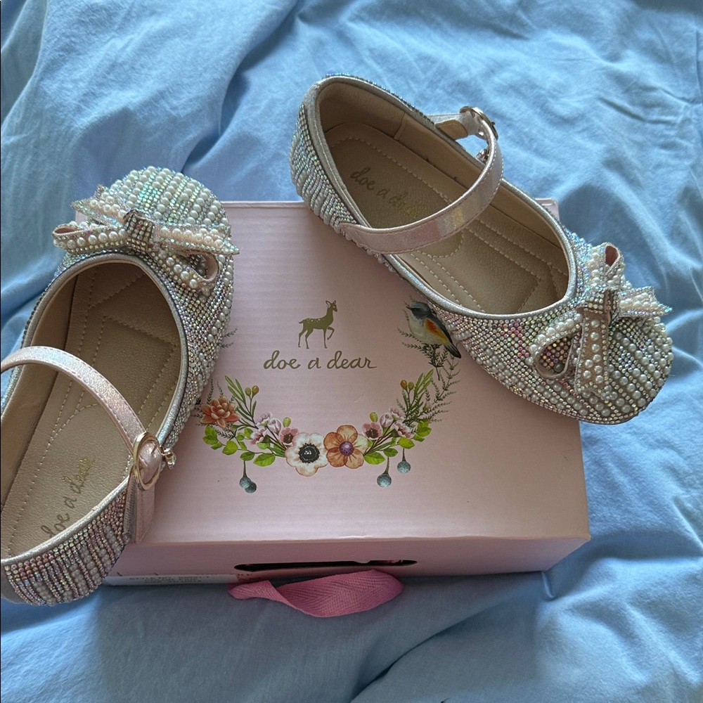 Sparkling Kids Shoes - Pink